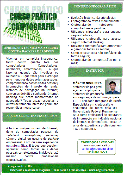 Curso Prático de Criptografia